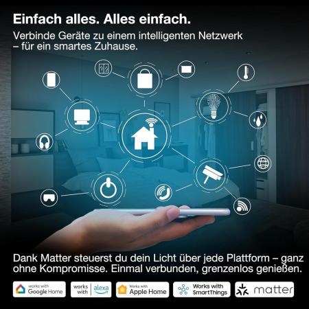 OSRAM SMART+ WIFI MATTER WALL SWITCH 2 Channel - Schalter
