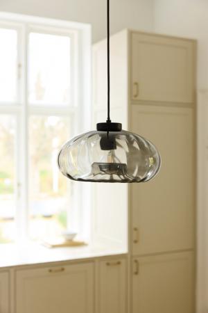 OSRAM DECOR SMOKE GLASS PENDANT E27 BLACK HÄNGELEUCHTE
