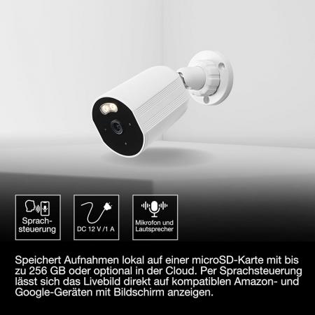 OSRAM SMART+ WIFI OUTDOOR CAMERA FIXED White