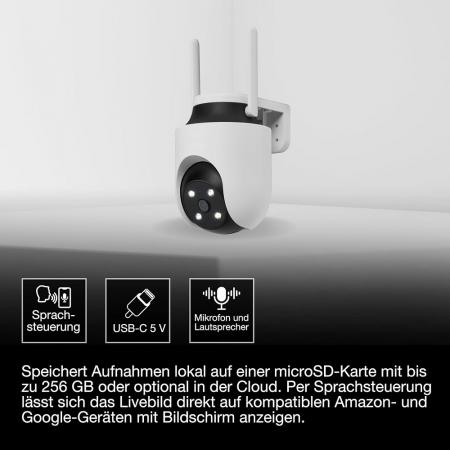 OSRAM SMART+ WIFI OUTDOOR CAMERA 360 White