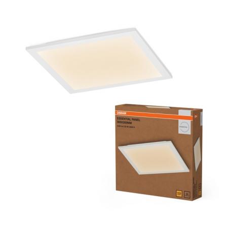 OSRAM Essential Aufbau Panel Square LED-Panel 20 W 2000 lm 3000 K Warmweiß 300 × 300 mm Weiß IP20