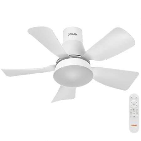 OSRAM Ceiling Fan Leste Deckenventilator mit Licht 21W CCT Weiß