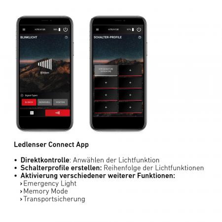 Ledlenser 502198 Bluetooth H19R Signature LED Stirnlampe Akku schwenkbar dimmbar