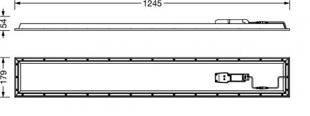 Siteco Apollon 21 linear LED Office-Leuchte 17,4W 2520lm 4000K DALI 2