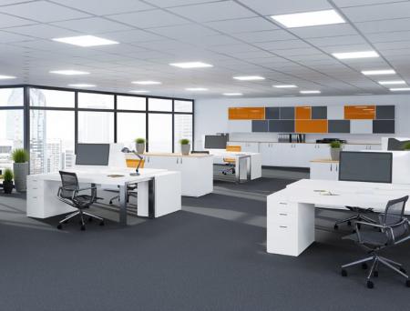 Siteco Apollon 41 Office LED-Panel 620x620 mm Lichtfarbe 830/840 Multilumen