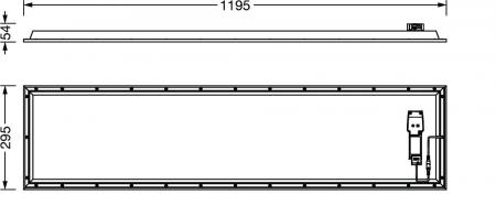 Siteco Apollon 21 linear LED Office-Leuchte 25,5W 4190lm 4000K DALI 2