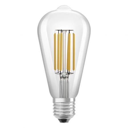 LEDVANCE LED Classic Edison 60 Filament Energy Efficiency Class A S 3,8W 830 Clear E27 3000K warmweißes Licht