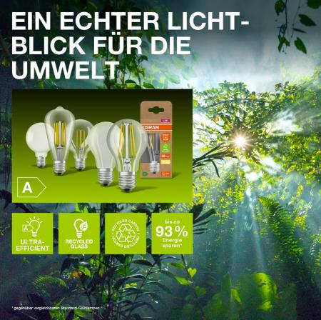 OSRAM E27 LED Leuchtmittel leistungsstark & besonders effizient matt 2,2W wie 40W 3000K warmweißes Licht - beste Energie Effizienz Klasse