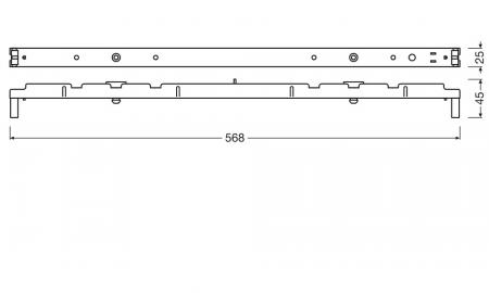 LEDVANCE Leuchteneinsatz f.LED-Tube T5 AC, 568mm