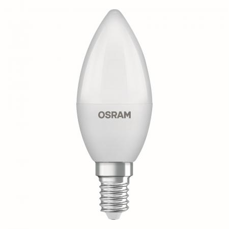 OSRAM E14 LED Lampe STAR matt in Kerzenform 7W wie 60W neutralweißes Licht