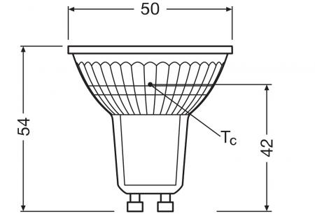 10er Sparset Ledvance GU10 PAR16 LED Spot 36° 2,6W wie 35W 4000K 840 universalweißes Licht