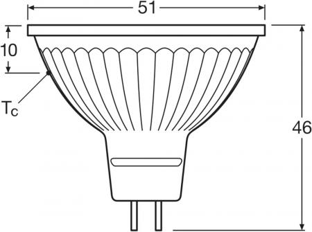 Ledvance GU5.3 LED Niedervolt Reflektor Lampe MR16 dimmbar 36° 5,3W wie 35W neutralweiß 4000K hohe Farbwiedergabe 97Ra