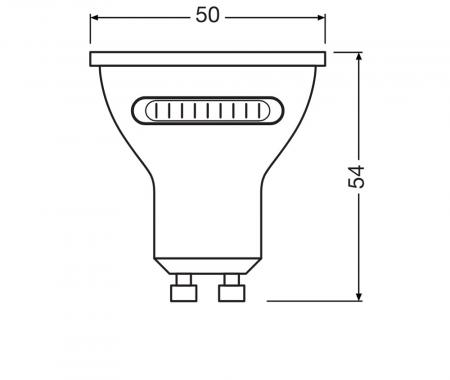 OSRAM Star LED GU10 Strahler PAR16 36° CCT Select 4.2W wie 55W 827/840/865 Tunable White