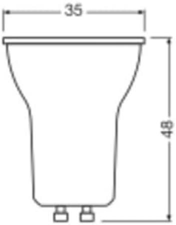OSRAM GU10 SUPERSTAR Spot PAR11 36° dimmbar 3W wie 35W 2700K warmweißes Licht
