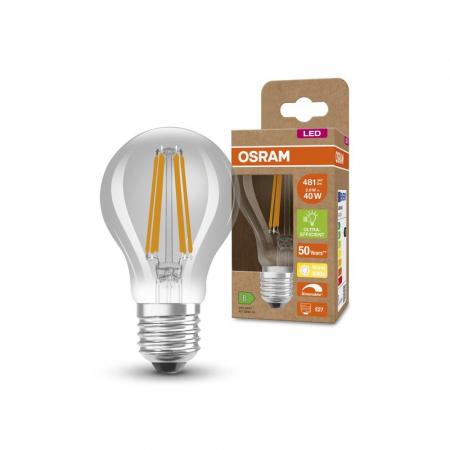 6er Pack OSRAM E27 SUPERSTAR+ CLASSIC besonders effiziente LED Lampe dimmbar 5,7W wie 75W 2700K warmweißes Licht