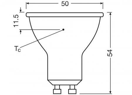 Ledvance GU10 PAR16 Reflektor 36° 4,5W wie 50W Glow dimmbarer warmweißer Strahler 1800 bis 2700K