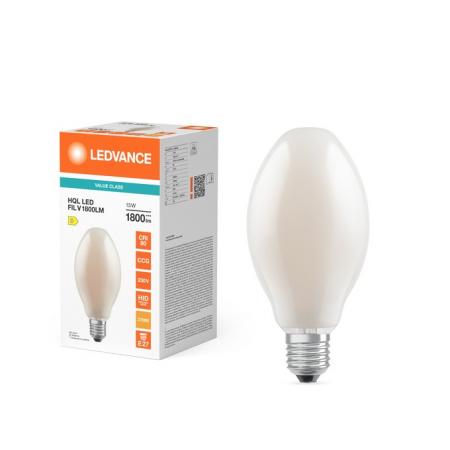 Ledvance E27 HQL LED FIL Straßenlampe 1800lm 13W wie 50W 827 2700K IP65