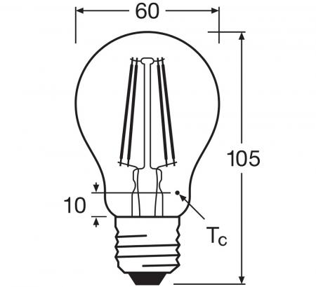 Osram E27 SUPERSTAR+ CLASSIC LED Lampe dimmbar 3,4W wie 40W 2700K warmweißes Licht hervorragende Farbwiedergabe CRI > 90