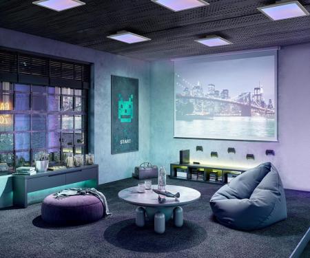 OSRAM SMART+ WiFi Planon Magic Panelleuchte RGBW 45x45cm weiß Steuerung via App oder Fernbedienung