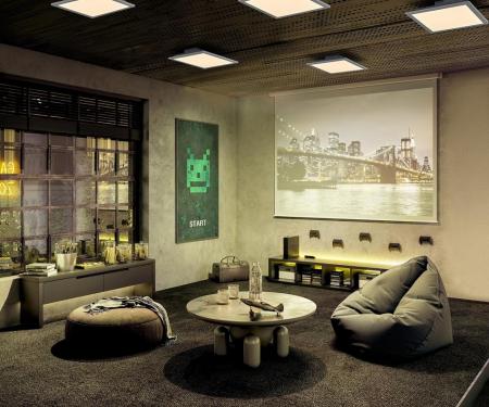 OSRAM SMART+ WiFi Planon Magic Panelleuchte RGBW 45x45cm weiß Steuerung via App oder Fernbedienung