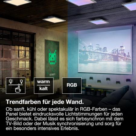 LEDVANCE SMART+ WiFi Planon Magic RGBW 45x45cm weiß Steuerung via App oder Fernbedienung