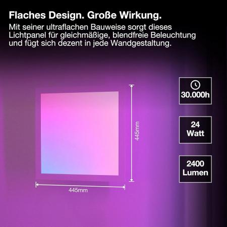 LEDVANCE SMART+ WiFi Planon Magic RGBW 45x45cm weiß Steuerung via App oder Fernbedienung