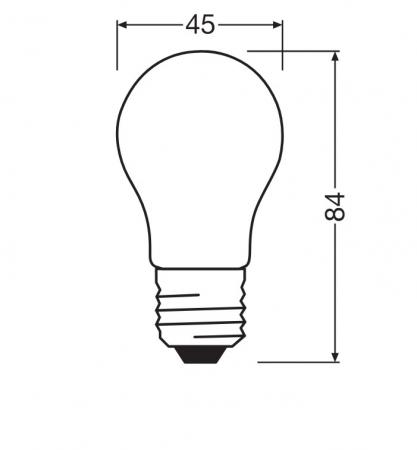 Osram E27 LED Tropfenlampe Star CLASSIC matt 5,5W wie 60W 4000K neutralweißes Licht