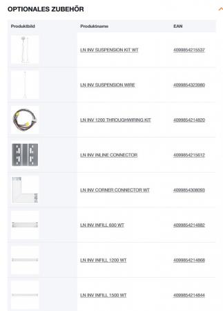 LEDVANCE LINEAR INDIVILED DIRECT 1200 PS LN INV D 1200 P 40W 930 PS WT