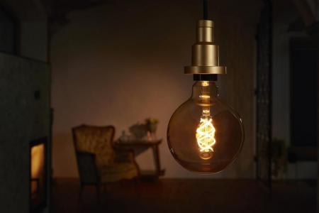 2er Pack OSRAM E27 LED VINTAGE Glühlampe EDISON Globe 80 GOLD dimmbar 4,8W wie 37W extra warmweißes gemütliches Licht