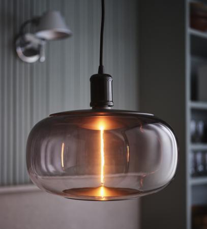 Osram E27 Vintage Lampe 1906 Big Elipse Magnetic Smoke 4W wie 6W extra warmweißes Licht