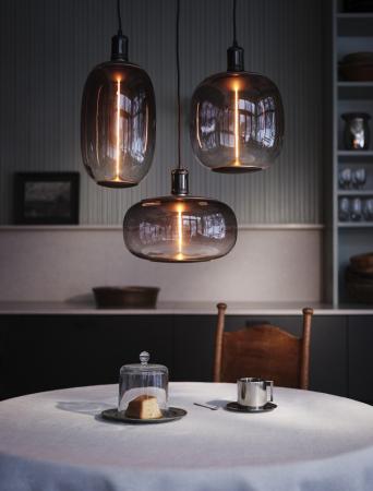 Osram E27 Vintage Lampe 1906 Big Elipse Magnetic Smoke 4W wie 6W extra warmweißes Licht