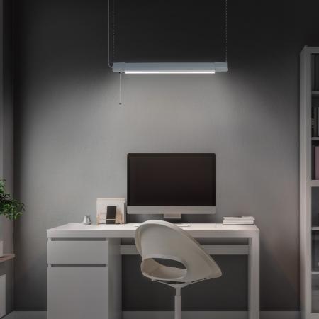 60cm OSRAM OFFICE Line CURVE Büroleuchte Pendelleuchte 24W 4000K in Weiß