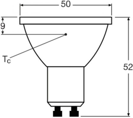 Ledvance GU10 PAR16 Reflektor 36°-Ausstrahlwinkel 8W wie 100W leistungsstarker warmweißer Strahler 2700K