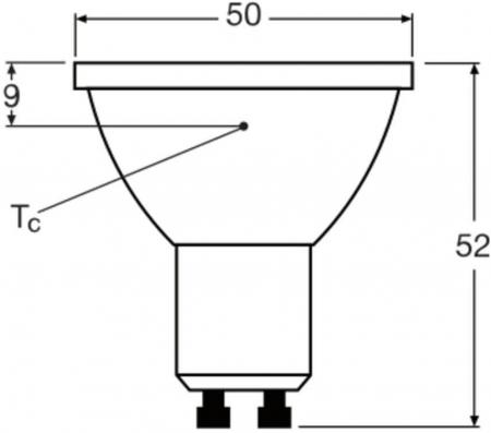 Ledvance GU10 PAR16 Reflektor 36° 8,3W wie 80W dimmbarer warmweißer Strahler 2700K 97Ra sehr hohe Farbwiedergabe