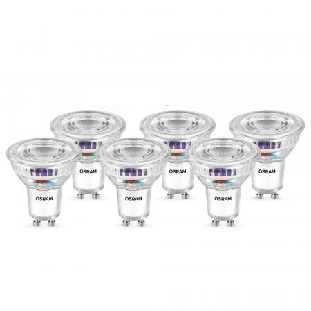6er Sparpack Osram GU10 PAR16 LED Strahler STAR besonders effizient 36° 1,4W wie 35W 4000K neutralweißes Licht - Sehr gute Energieeffizienz