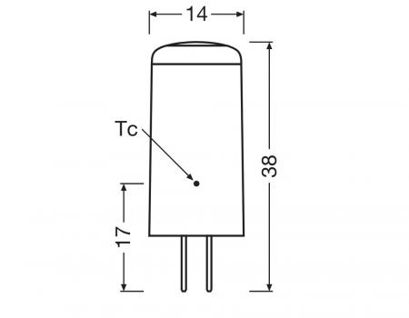 Ledvance G4 Dimmbarer LED PIN 12 V 2W wie 20W warmweiß Niedervolt Lampe
