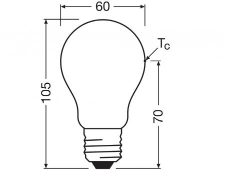 2er Set OSRAM E27 besonders effiziente LED Lampen matt 3,8W wie 60W 4000K neutralweißes Licht - beste Energie Effizienz Klasse