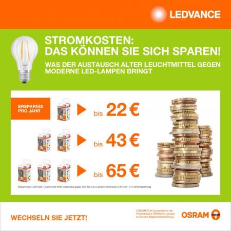 6er Set OSRAM E27 besonders effiziente LED Lampe 5W wie 75W 4000K neutralweißes Licht - beste Energie Effizienz Klasse