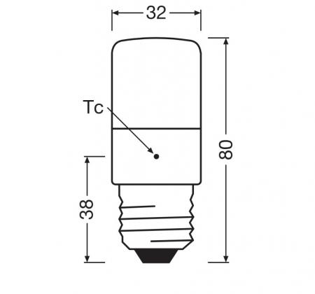 Ledvance E27 LED Special T Slim dimmbar 7W wie 60W warmweißes Licht
