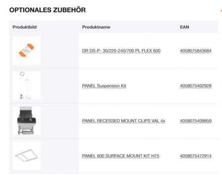 LEDVANCE Panel Flex 600 UGR19 PS Hochleistungs-LED-Einlegepanel 30W Multi Lumen CRI80 4860 lm Büro- und Rasterdeckenbeleuchtung  600x600