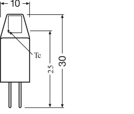 Ledvance G4 LED Stiftsockel Lampe PIN Micro 1W wie 10W 2700K warmweißes Licht 12V Niedervolt