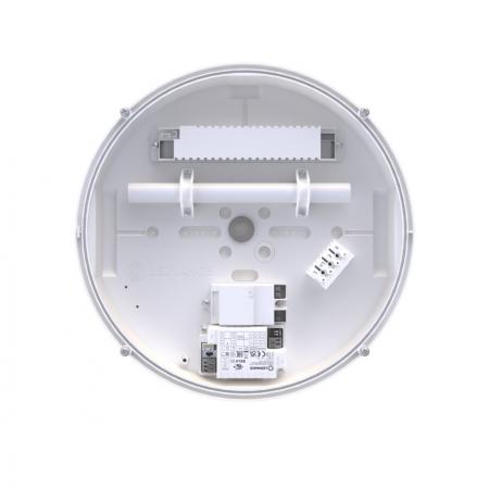 LEDVANCE Wand- und Deckenleuchte BULKHEAD ROUND EMERGENCY -  BLKH RD EL 300 P 19.5W ML 83040 weiß IP65