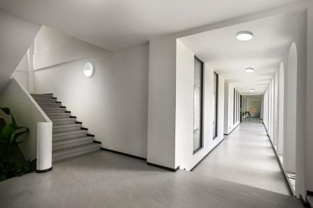 LEDVANCE LED Decken- und Wandleuchte BULKHEAD ROUND DALI -   BLKH RD DA 300 P 15.5W 830 weiß IP65