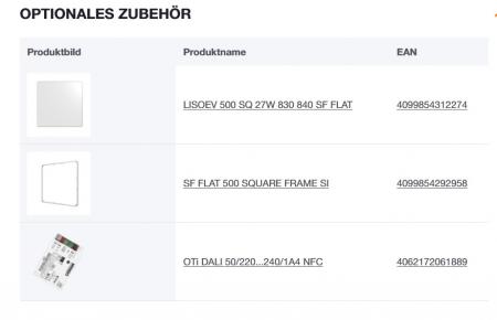 LEDVANCE LED Decken- und Wandleuchte  SF FLAT SQ DA 500 P 27W 83040