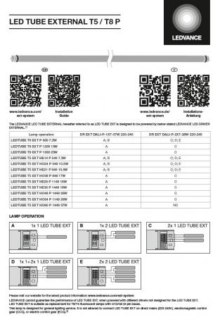 85cm Ledvance LED TUBE T5 EXTERNAL HO39 849 mm 17W 865 Kaltweiss dimmbar GLAS