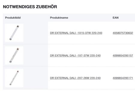 60cm Ledvance T8  G13 LED Röhre EXTERNAL 7,3W 830 warmweiß dimmbar GLAS