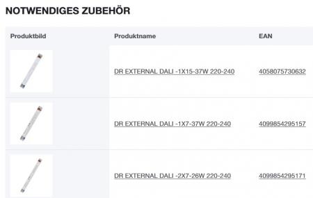 60cm Ledvance T8  G13 LED Röhre EXTERNAL 7,3W 865 Tageslichtweiß dimmbar GLAS