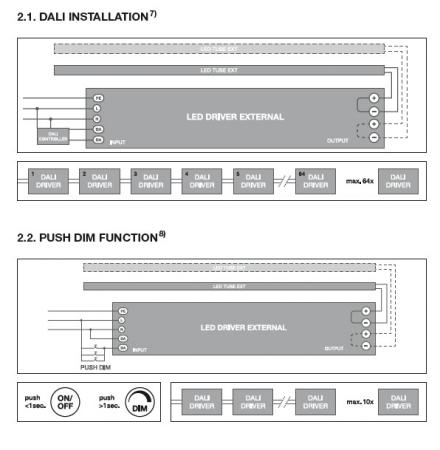Ledvance Treiber DR EXTERNAL DALI-P -2X7-26W 220-240