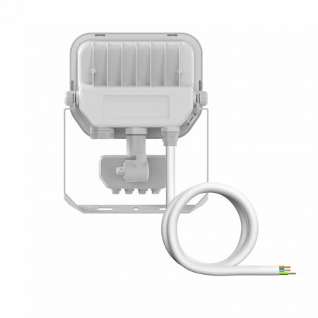 LEDVANCE Muliti Select weißer LED Fluter FL10 SN mit Sensor 8 W / 6 W 4000K neutralweißes Licht - wählbare Wattageneinstellung (Multi Lumen)