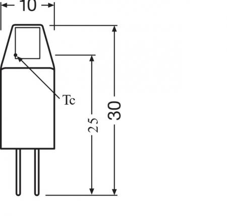 5er Pack OSRAM G4-Sockel LED Mico PIN / Stift sehr sparsam 1W wie 10W warmweißes Licht